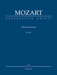 Don Giovanni Study Scores sheet music cover Thumbnail